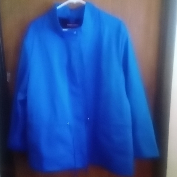 Jessica London Jackets & Blazers - COPY - JESSICA London Blue trench jacket size 22